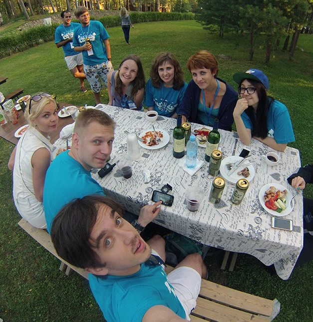 Наша дружная команда мы